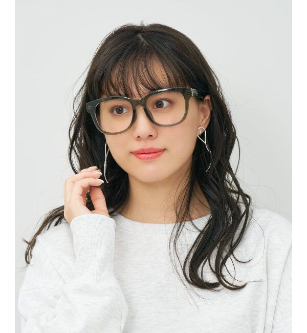  「ウェリントン型 メガネ | 軽量｜太縁｜黒縁｜大きめサイズ｜伊達メガネ｜ユニセックス レンズ交換券付」|メガネ|