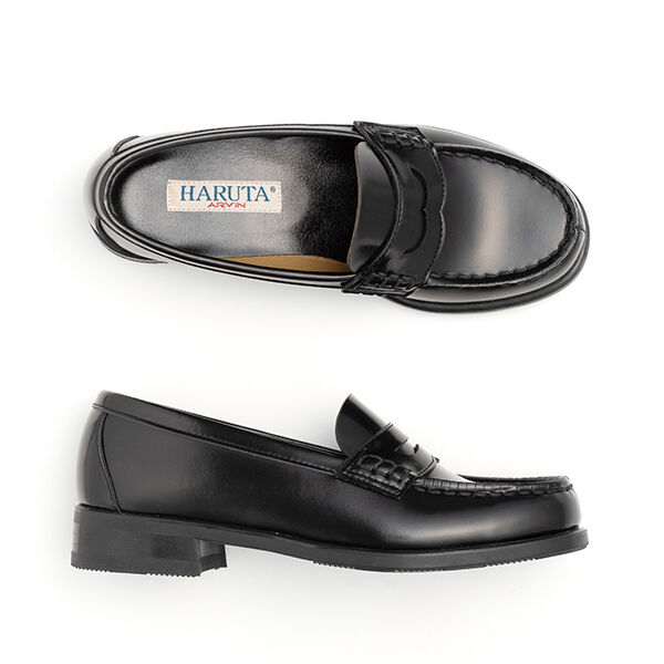 HARUTA「[3E]レディス合皮コインローファー #4505」|ローファー|