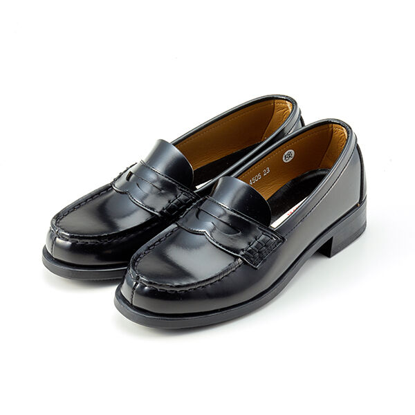 HARUTA「[3E]レディス合皮コインローファー #4505」|ローファー|