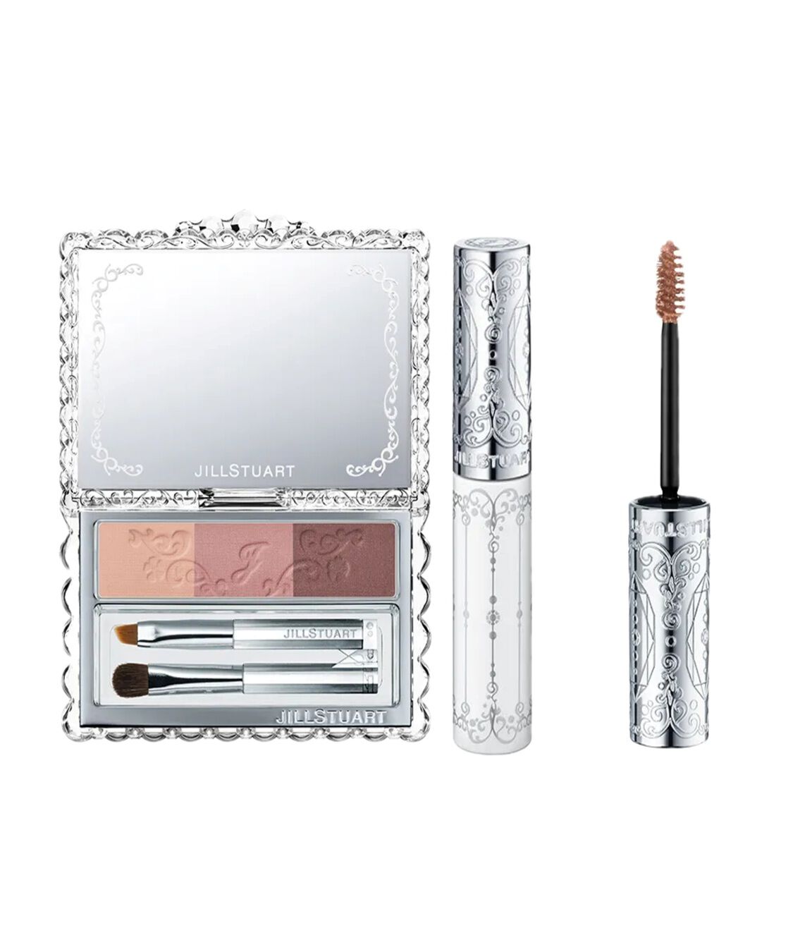 JILL STUART Beauty「【限定】ジルスチュアート ブルームニュアンスブロウパレット08＆ムースブロウマスカラ019　セット」|アイブロウ|-