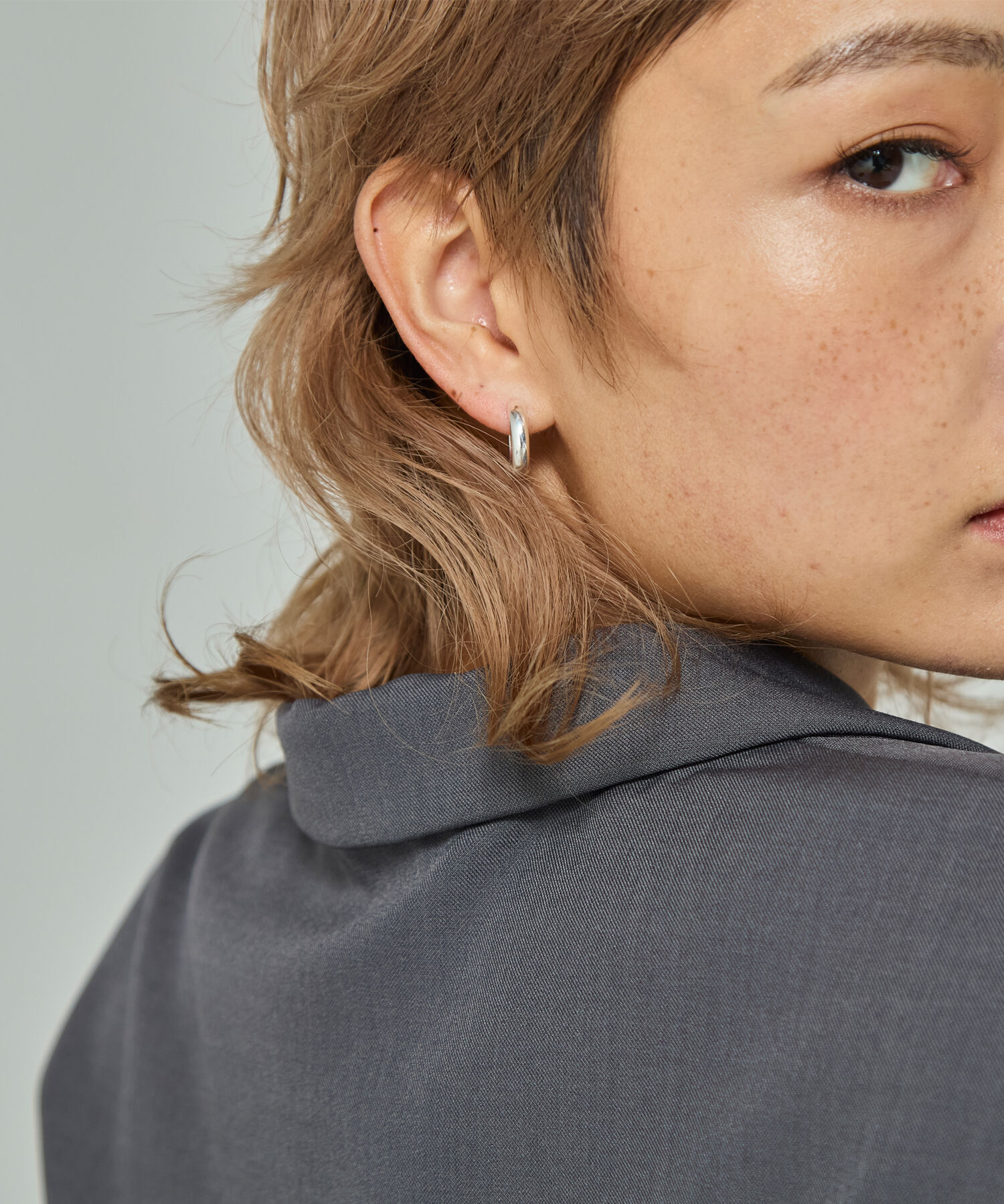 JUPITER-Rozy「【SV】ミドルワイドフープピアス」|ピアス|