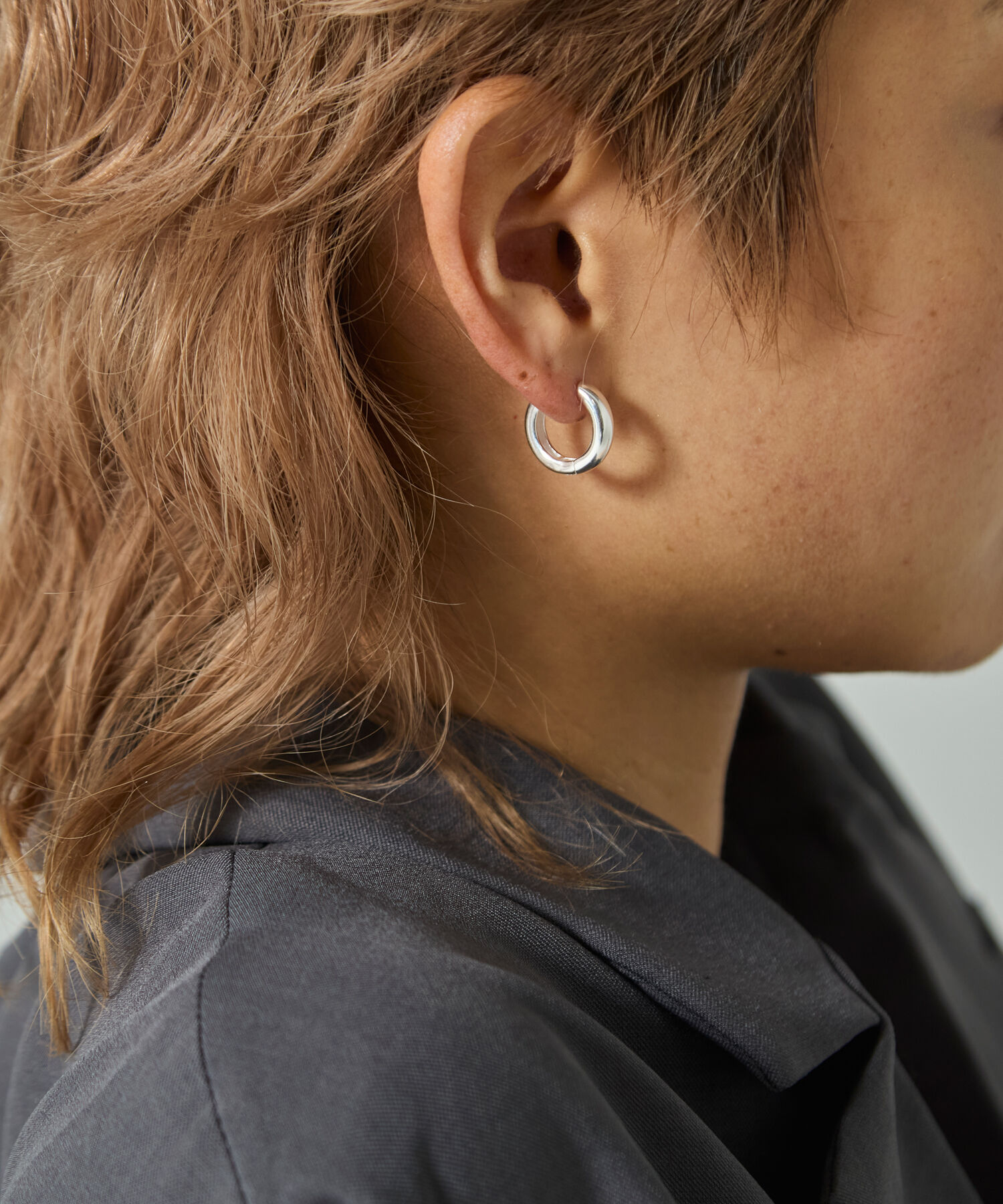 JUPITER-Rozy「【SV】ミドルワイドフープピアス」|ピアス|