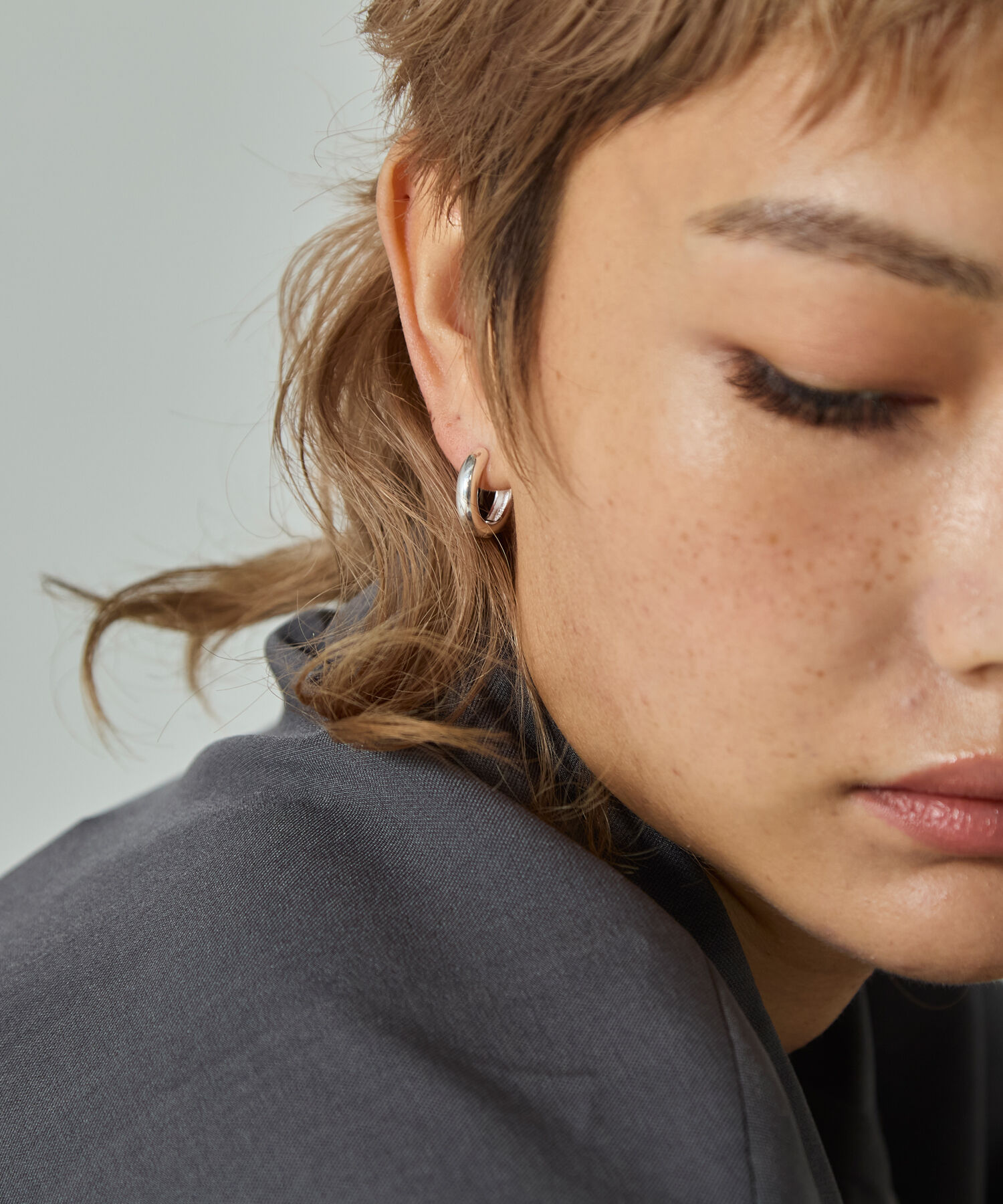 JUPITER-Rozy「【SV】ミドルワイドフープピアス」|ピアス|