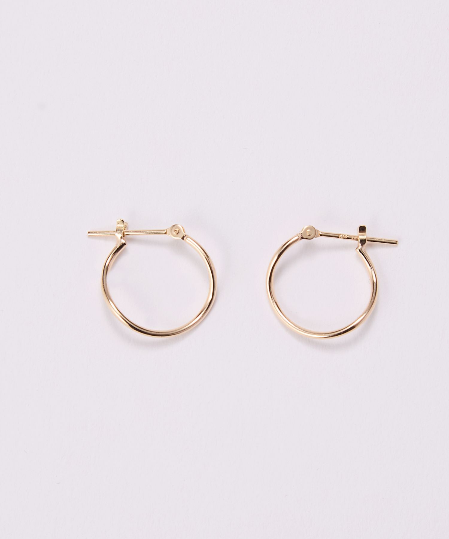 JUPITER「【K10】カーブフープピアス」|ピアス|