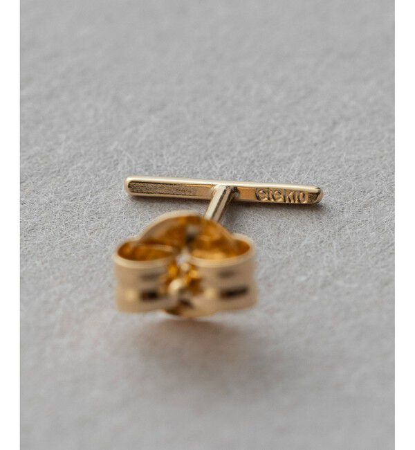 ete「[ONLINE Limited] K10YG ワイヤー ピアス」|ピアス|