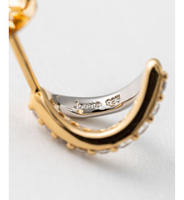 Jouete「ピアス ジルコニア コンビカラー」|ピアス|