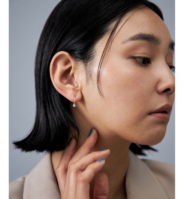 Jouete「[オパール] K10YG ピアス スクエア」|ピアス|