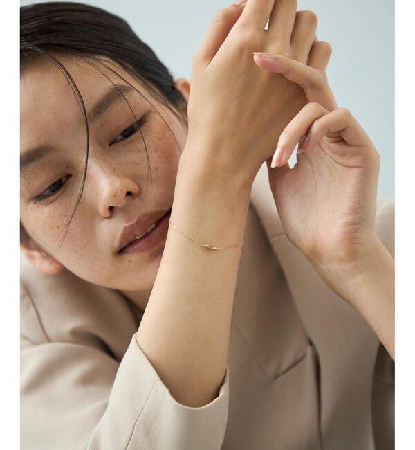 Jouete「[WEB LIMITED] K10YG ブレスレット リーフ」|ブレスレット・バングル|