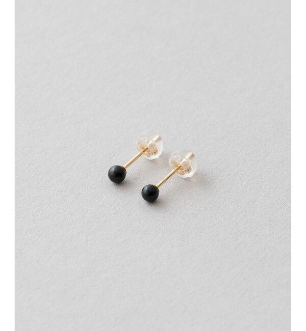 Jouete「K10YG ピアス ナチュラルストーン」|ピアス|