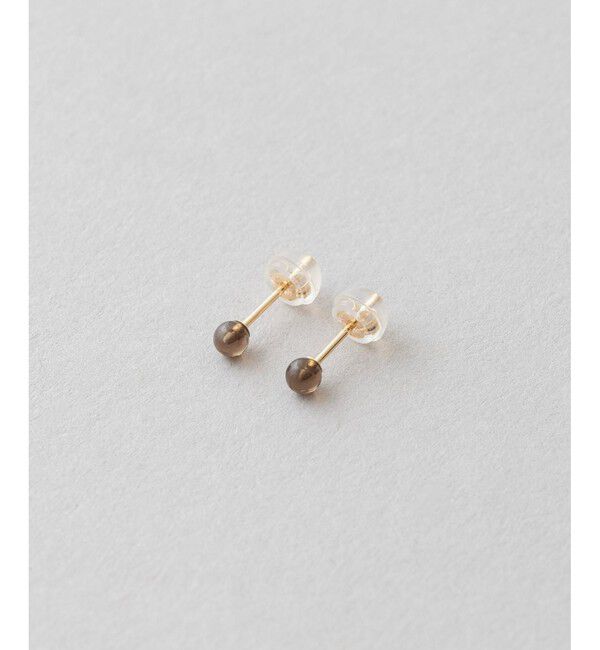 Jouete「K10YG ピアス ナチュラルストーン」|ピアス|