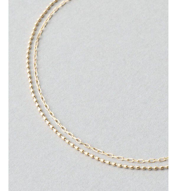 Jouete「K10YG ブレスレット レイヤード」|ブレスレット・バングル|