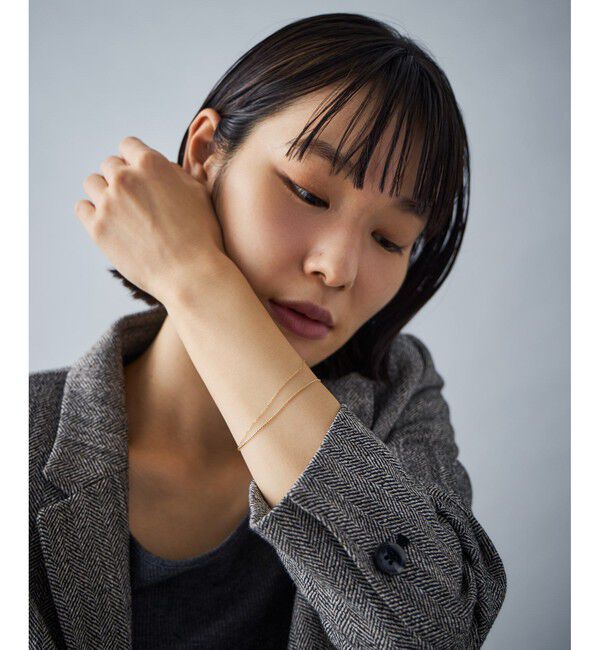 Jouete「K10YG ブレスレット レイヤード」|ブレスレット・バングル|