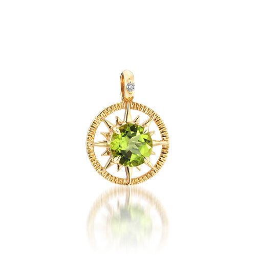 STAR JEWELRY「STAR CHARMS（SUN）」|ネックレス|イエローゴールド