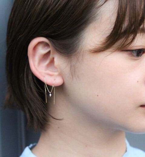  「パール ピアス | K10YG 【片耳用】〈Web限定〉」|ピアス|