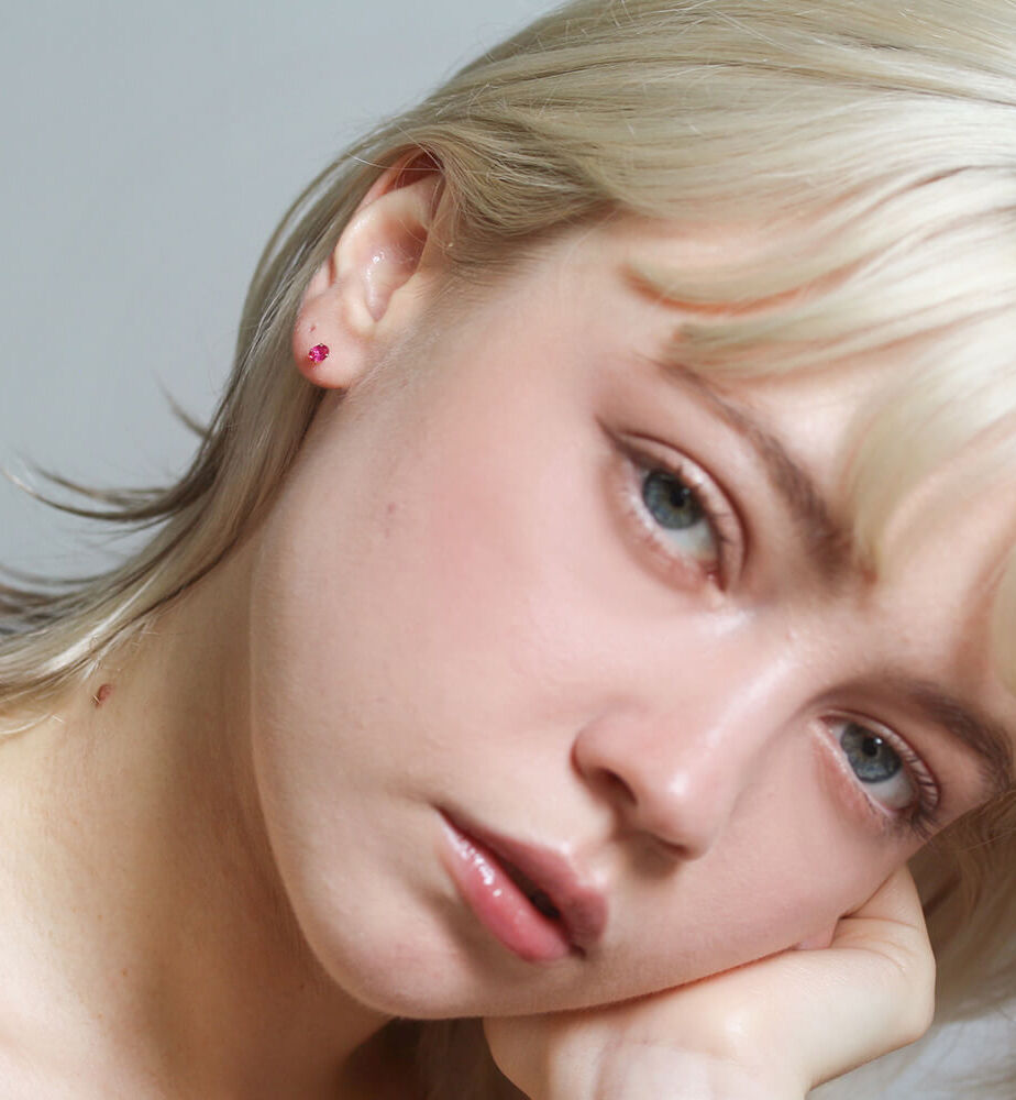  「カラーストーン ピアス | K10YG」|ピアス|