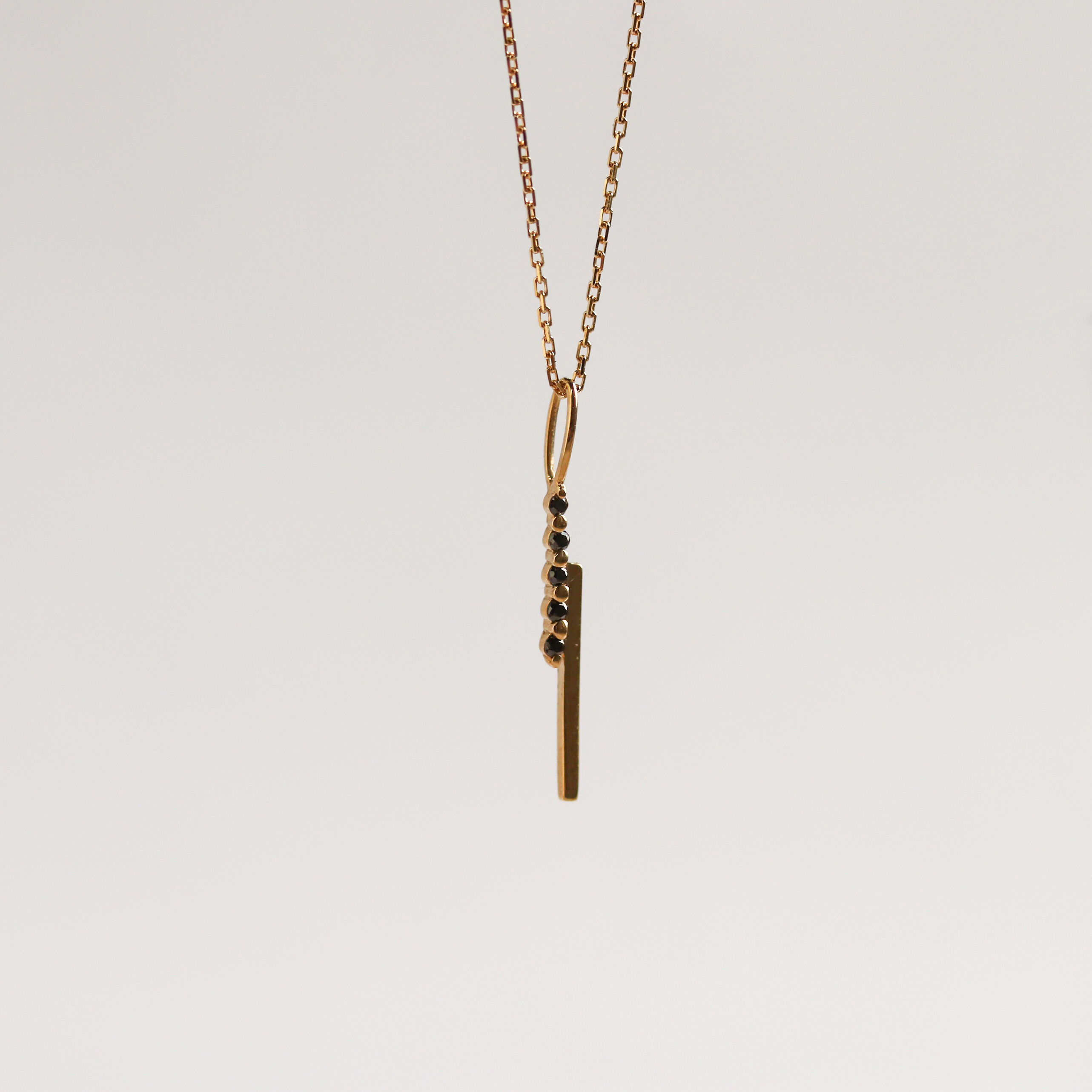  「ブラックダイヤモンド ネックレス | K10YG〈2025 WINTER COLLECTION〉」|ネックレス|