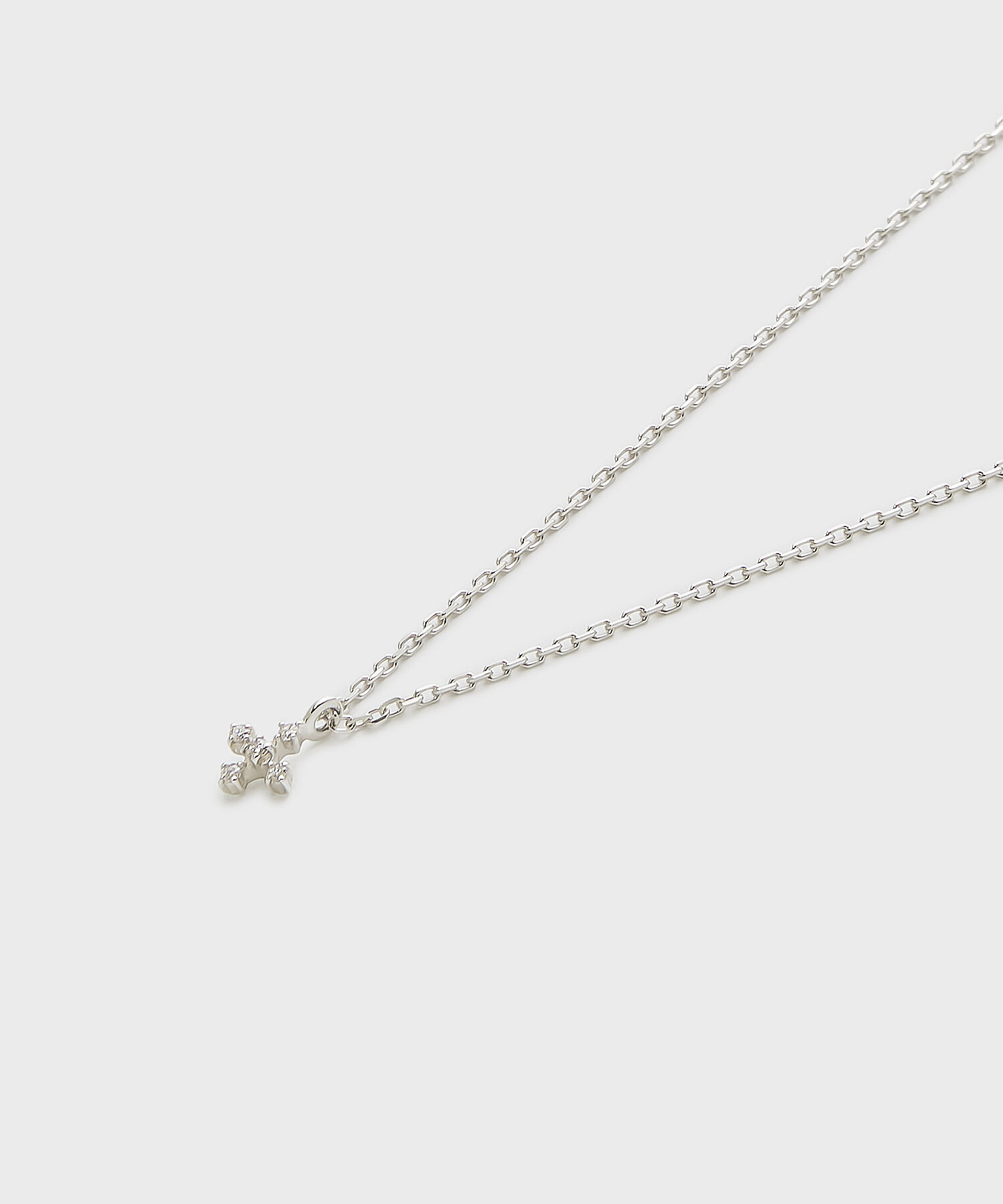 NOJESS「シルバーダイヤモンドネックレス」|ネックレス|