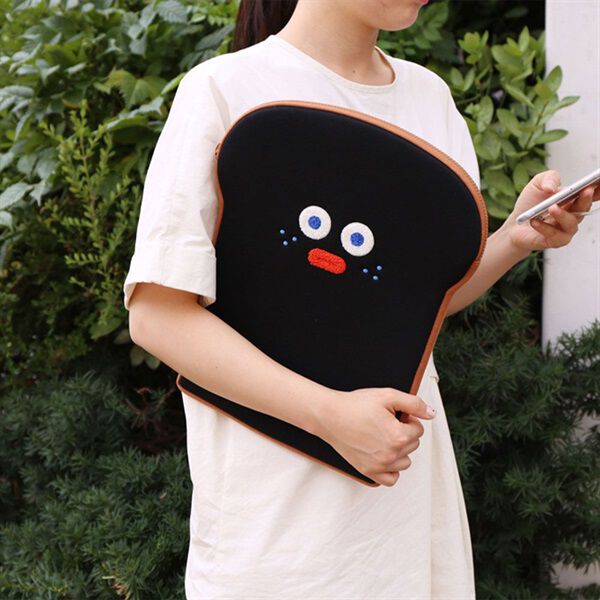  「ラップトップポーチ・１３インチ・ブランチブラザー／デジタルアクセサリー」|モバイルケース|ブラック