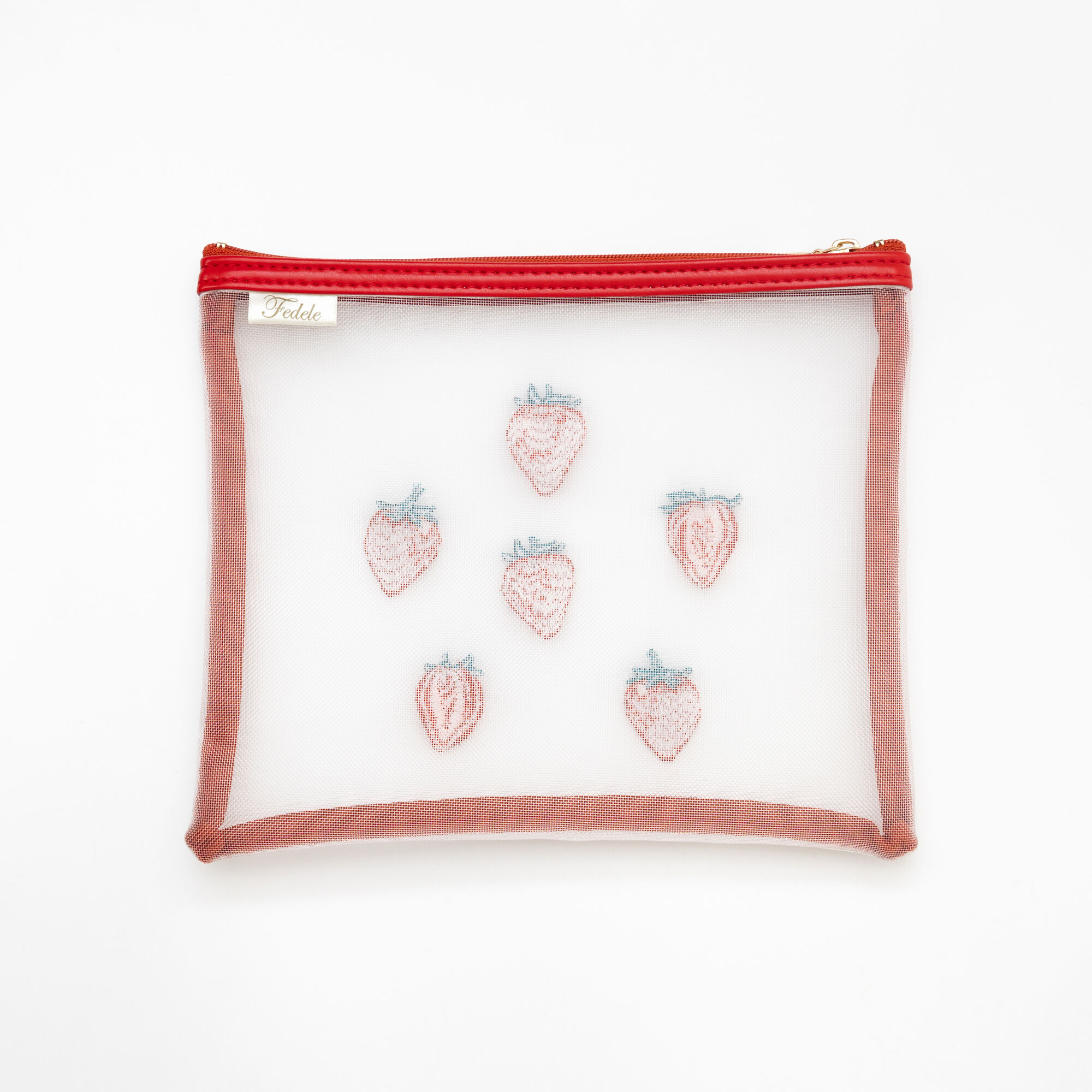  「FEDELE MESH フラットポーチ」|ポーチ|