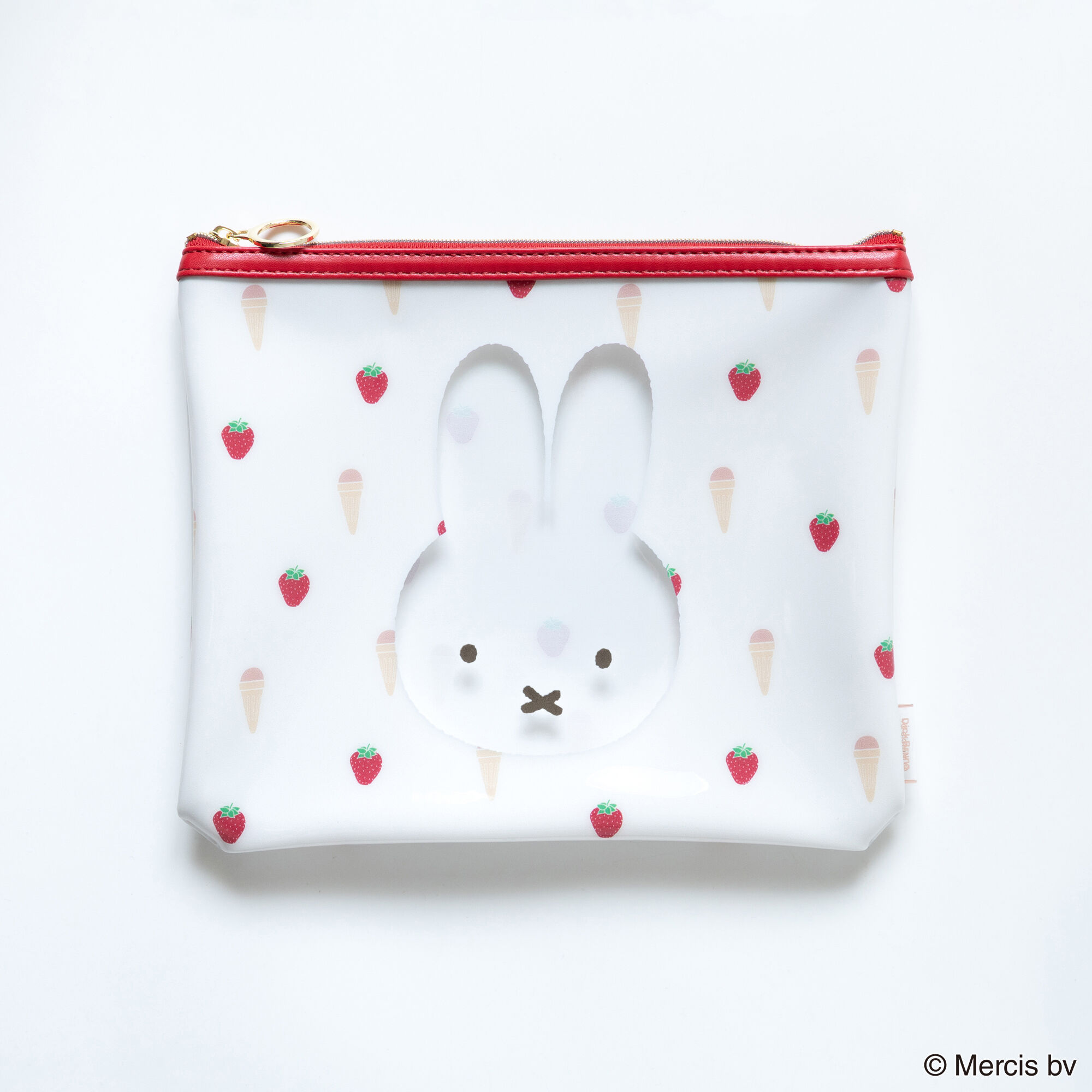  「MIFFY FRUIT フラットポーチ」|ポーチ|RED