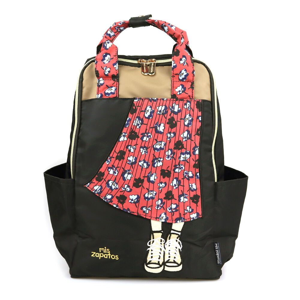 BACKYARD FAMILY「リュック レディース おしゃれ 大人 かわいい 通販 ミスサパト mis zapatos 通勤」|リュック|ブラック1