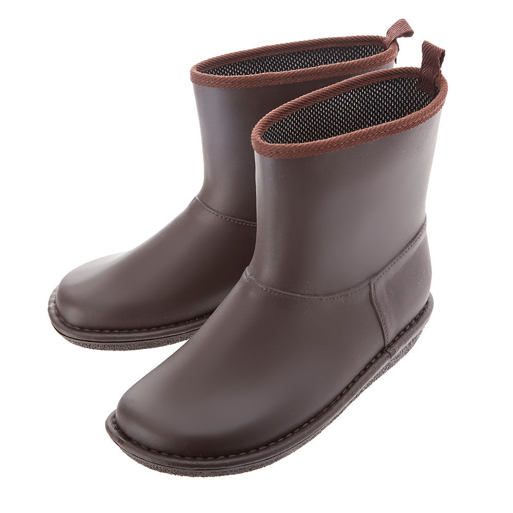 BACKYARD FAMILY「レインブーツ レディース ショート 通販 Charming チャーミング レインシューズ 長靴」|レインシューズ|ブラウン2