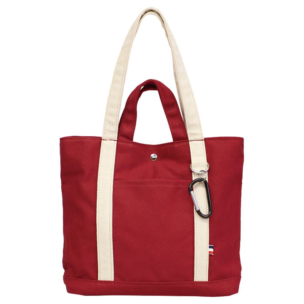 BACKYARD FAMILY「トートバッグ 小さめ 肩掛け 通販 メンズ レディース おしゃれ A4 帆布 しっかり 通勤 通学」|トートバッグ|レッド1