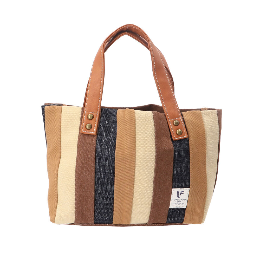 BACKYARD FAMILY「トートバッグ レディース 小さめ 通販 トートバック ランチトート 手提げバッグ 通勤 通学」|トートバッグ|ブラウン1