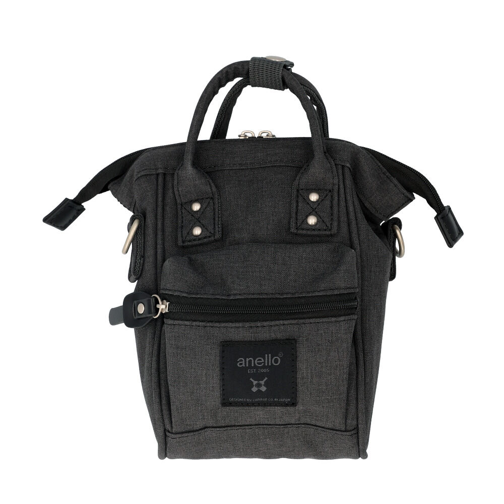 anello「anello アネロ スマホショルダー 口金 2way ATB4686 通販 ショルダー 斜めかけ」|ショルダー・メッセンジャー|ブラック1