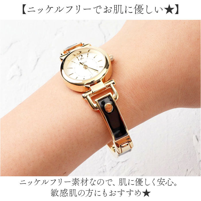 BACKYARD FAMILY「plaisir 時計 NTK-263 通販 腕時計 ニッケルフリー リストウォッチ レディース」|腕時計|