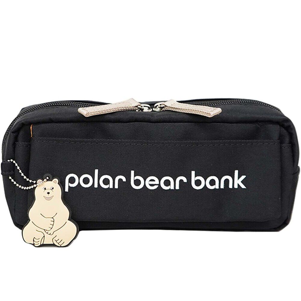 BACKYARD FAMILY「ポーラーベアバンク ペンポーチ PolarBearBank 通販 ペンケース メイクポーチ」|ポーチ|ブラック1