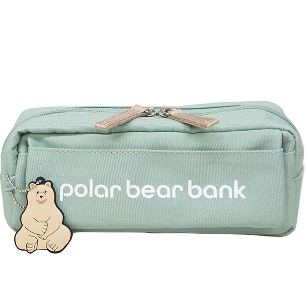 BACKYARD FAMILY「ポーラーベアバンク ペンポーチ PolarBearBank 通販 ペンケース メイクポーチ」|ポーチ|グリーン1