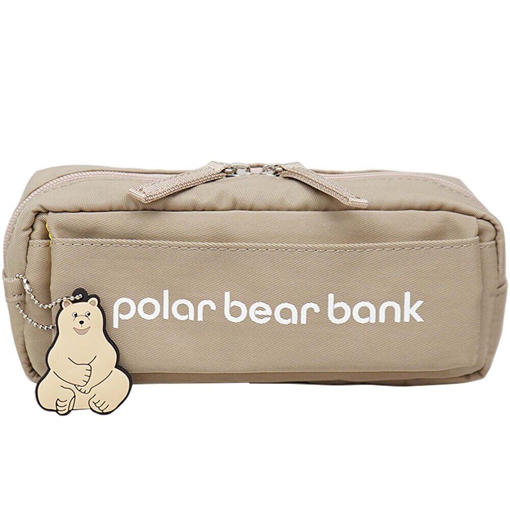 BACKYARD FAMILY「ポーラーベアバンク ペンポーチ PolarBearBank 通販 ペンケース メイクポーチ」|ポーチ|ベージュ1