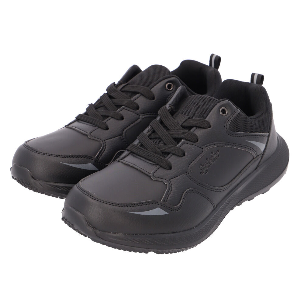 BACKYARD FAMILY「5E 幅広 メンズ スニーカー 通販 ローカットスニーカー 軽量スニーカー 幅広スニーカー」|スリッポン|ブラック1