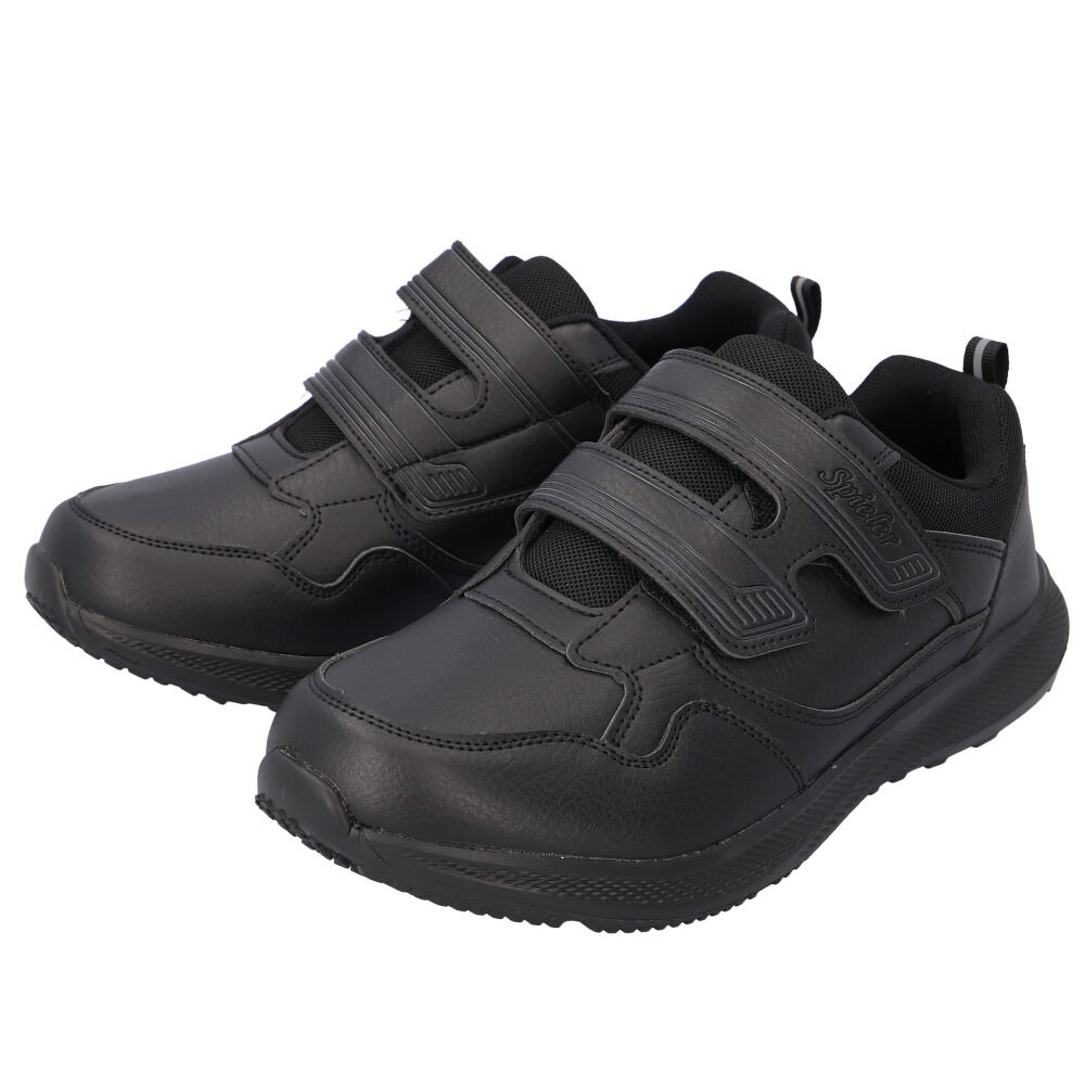 BACKYARD FAMILY「5E 幅広 メンズ スニーカー 通販 ローカットスニーカー 軽量スニーカー 幅広スニーカー」|スリッポン|ブラック2