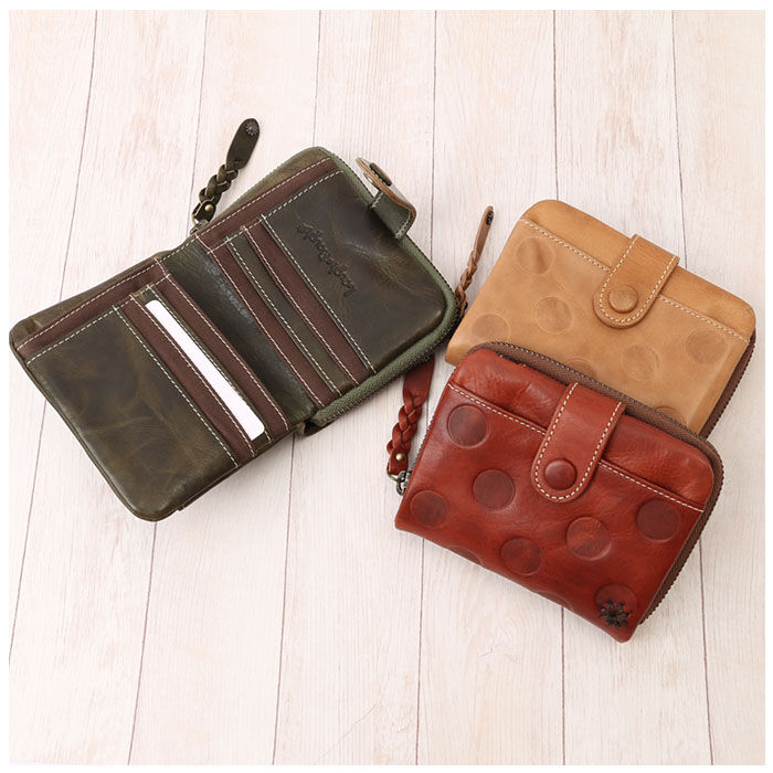 BACKYARD FAMILY「Laugh Rough ラフラフ 財布 通販 二つ折り財布 折り財布 折財布 サイフ ミニ財布」|財布|