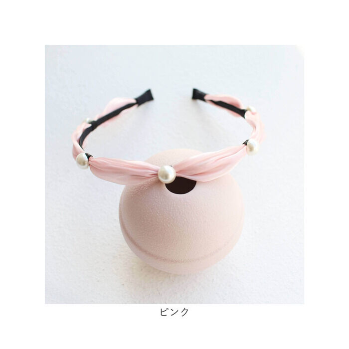 BACKYARD FAMILY「Rora カチューシャ 通販 パール リボン 48522102 髪飾り ヘッドドレス 子供 女の子」|その他|