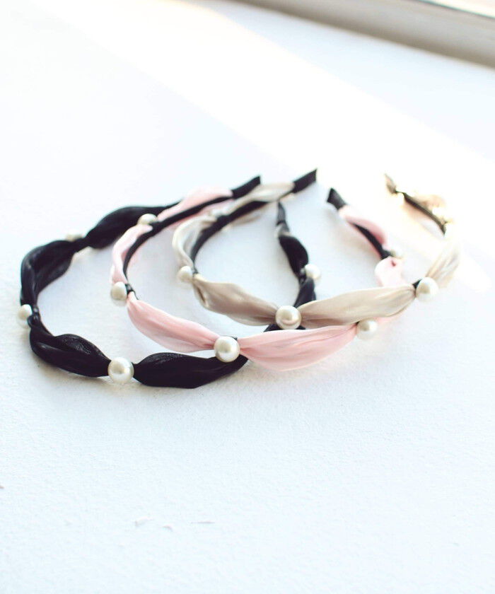 BACKYARD FAMILY「Rora カチューシャ 通販 パール リボン 48522102 髪飾り ヘッドドレス 子供 女の子」|その他|