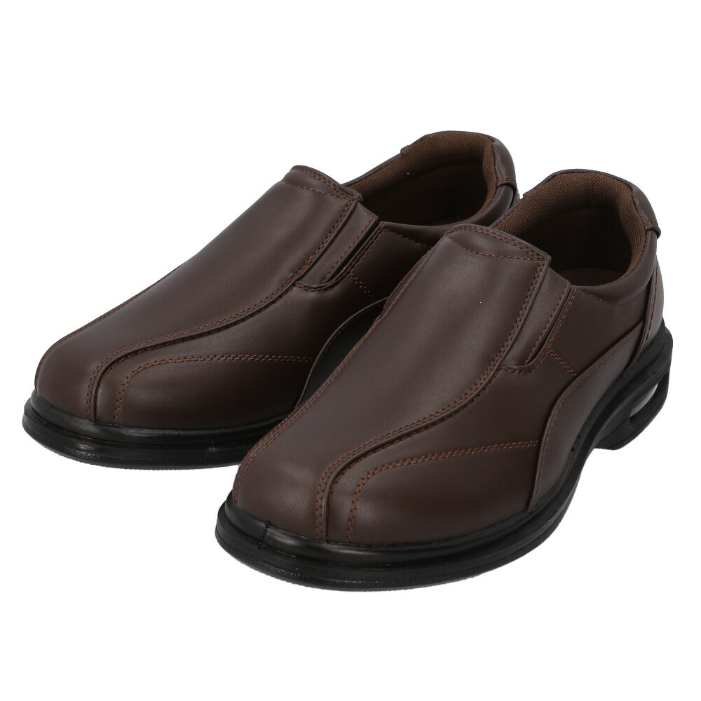 BACKYARD FAMILY「ビジネスシューズ メンズ 通販 ウォーキングシューズ ビジネス シューズ スリップオンシューズ」|スリッポン|ブラウン1