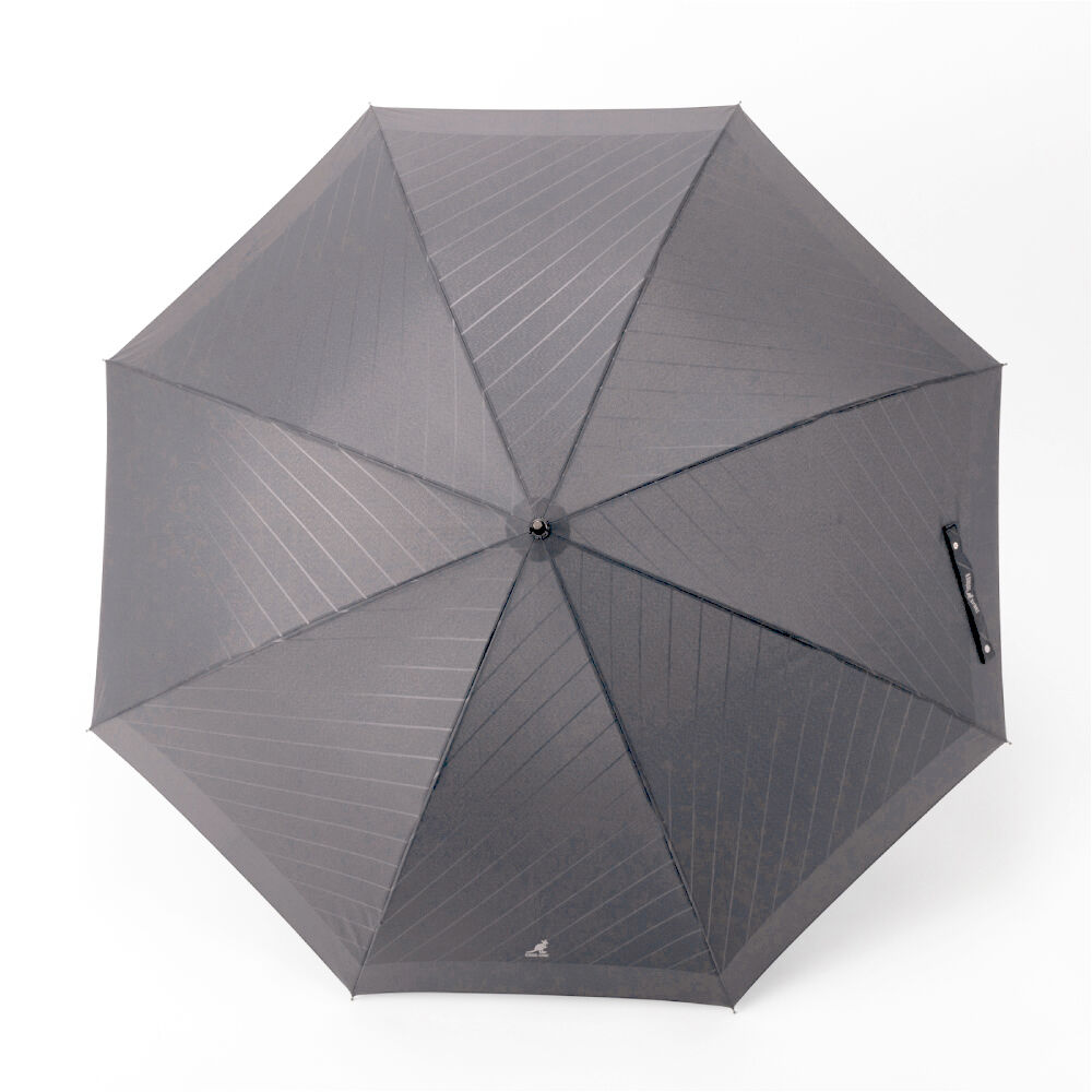 BACKYARD FAMILY「メンズ 傘 耐風 75cm 通販 長傘 雨傘 耐風傘 メンズ傘 紳士傘 かさ カサ 75センチ」|傘|グレー1