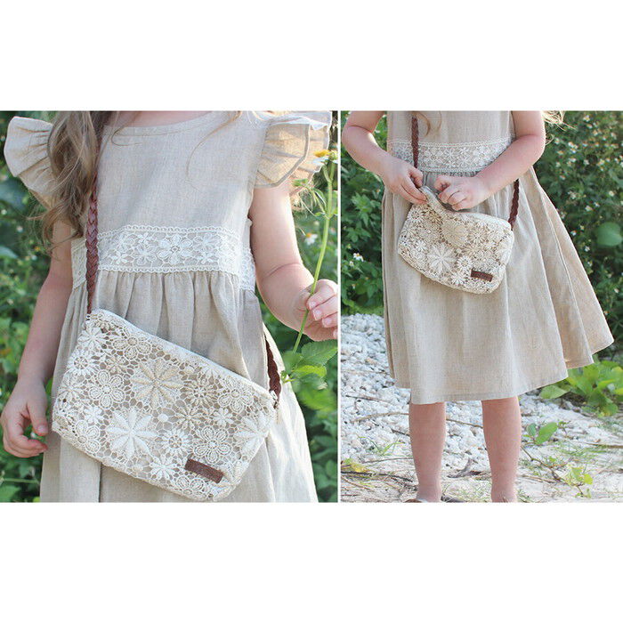 BACKYARD FAMILY「Rora ワンピース キッズ 通販 ローラ リネンワンピース ノエル 半袖 フリル レース 無地」|その他|
