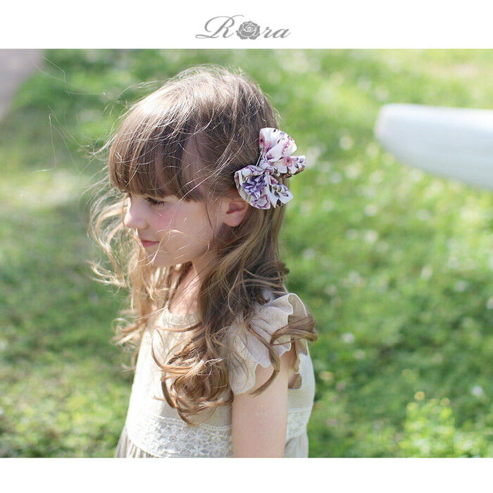 BACKYARD FAMILY「Rora ワンピース キッズ 通販 ローラ リネンワンピース ノエル 半袖 フリル レース 無地」|その他|