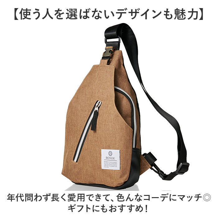 BACKYARD FAMILY「ボディバッグ メンズ 通販 斜め掛け ショルダーバッグ ワンショルダー 肩掛け 通勤 通学 軽量」|その他|