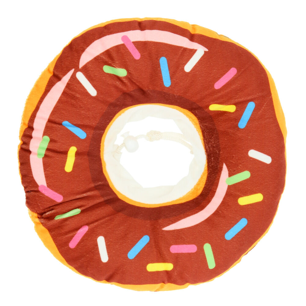 BACKYARD FAMILY「エリザベスカラー ソフト 通販 犬 猫 いぬ ネコ グッズ おしゃれ かわいい ドーナツ 小型犬」|その他|ブラウン1