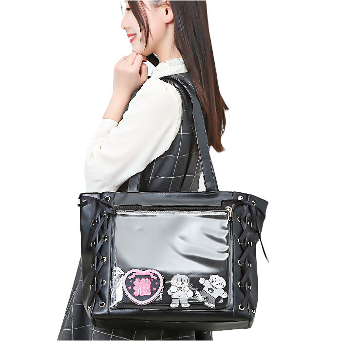 BACKYARD FAMILY「痛バッグ 痛バ トート 通販 トートバッグ 痛バック 痛いバック 痛い 肩掛けカバン クリアバッグ」|トートバッグ|