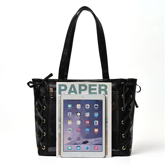 BACKYARD FAMILY「痛バッグ 痛バ トート 通販 トートバッグ 痛バック 痛いバック 痛い 肩掛けカバン クリアバッグ」|トートバッグ|