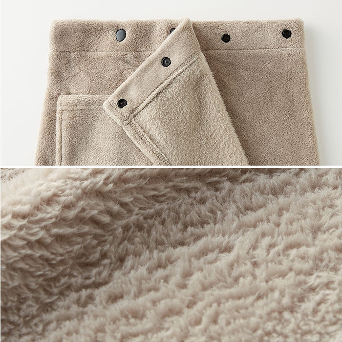 BACKYARD FAMILY「ひざ掛け ブランケット 通販 巻きスカート ラップスカート ロングスカート 毛布 着る毛布」|ブランケット|