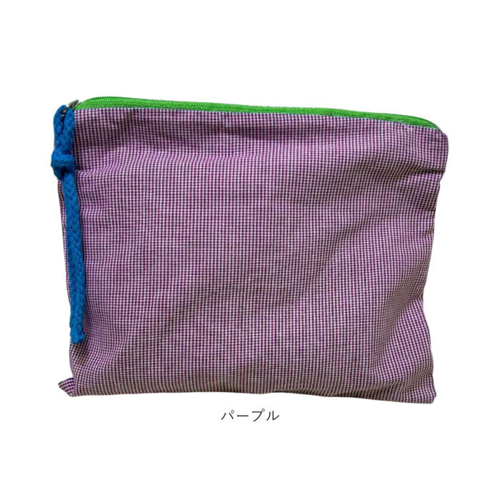 BACKYARD FAMILY「チェック柄 ポーチ 通販 化粧ポーチ 小物入れ コスメポーチ メイクポーチ コスメ収納」|ポーチ|