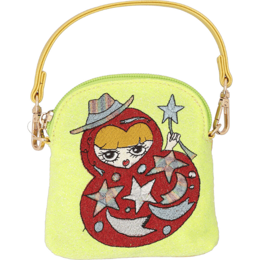 BACKYARD FAMILY「ポーチ 小物入れ 通販 Lyre リタちゃん メイクポーチ マルチケース コスメポーチ 刺繍」|ポーチ|イエロー1