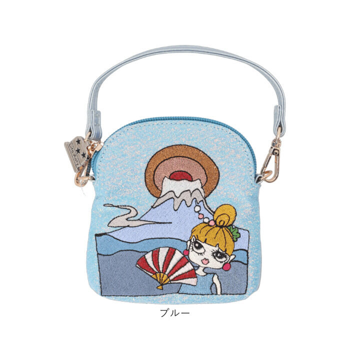 BACKYARD FAMILY「ポーチ 小物入れ 通販 Lyre リタちゃん メイクポーチ マルチケース コスメポーチ 刺繍」|ポーチ|